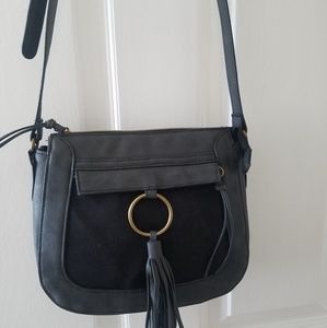 Charcoal Gray Crossbody bag